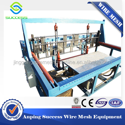 China Weefmachine voor het weven van dubbel gekrimpte draadnetten van roestvrij staal 1-4 m 650-1500 kg Gewicht leverancier
