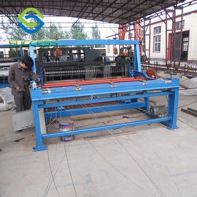 China Krachtige Woven Crimped Wire Mesh Machine 50Hz of 60Hz Kracht voor 2300-4300mm Netbreedte leverancier